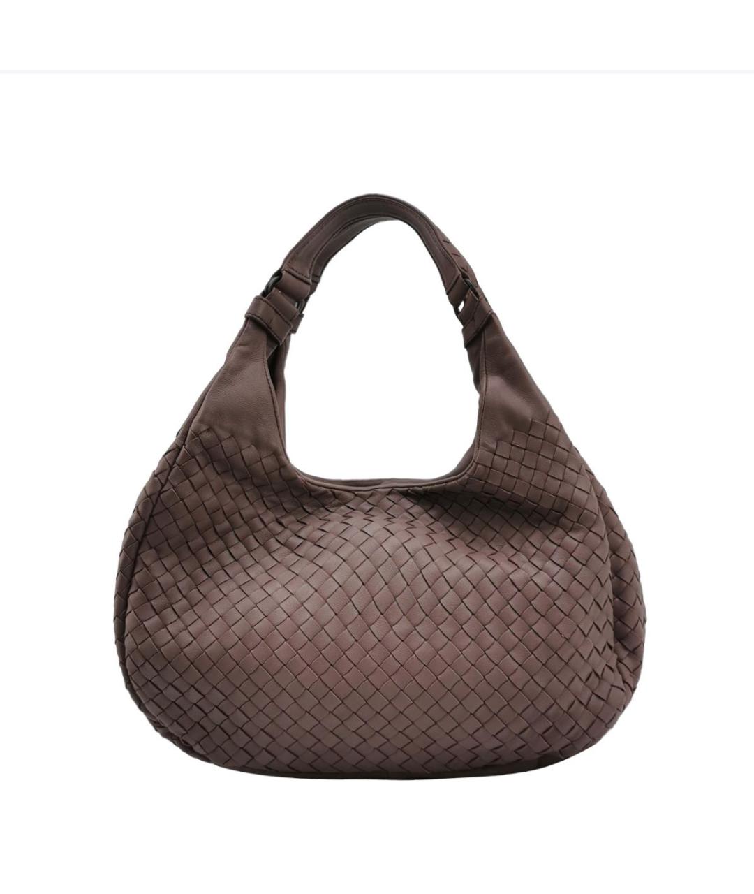 BOTTEGA VENETA Коричневая кожаная сумка тоут, фото 1