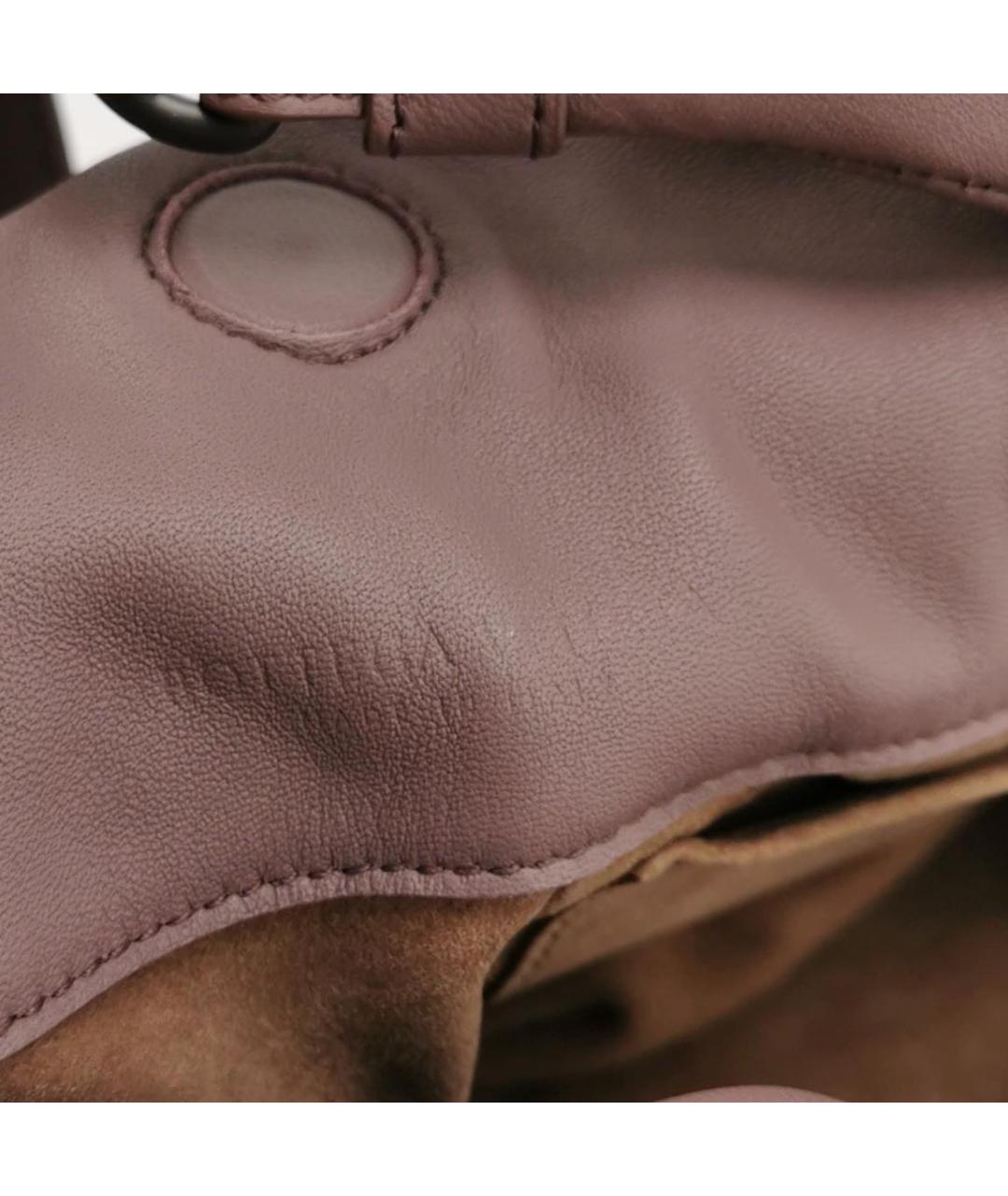 BOTTEGA VENETA Коричневая кожаная сумка тоут, фото 7