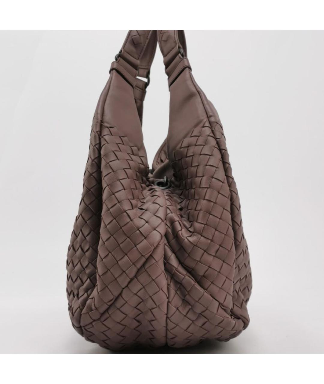 BOTTEGA VENETA Коричневая кожаная сумка тоут, фото 2