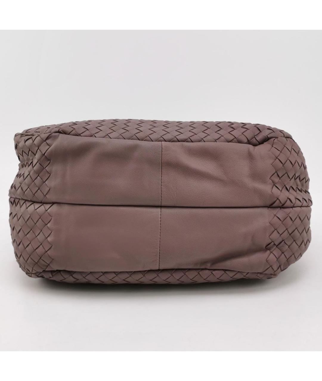 BOTTEGA VENETA Коричневая кожаная сумка тоут, фото 5