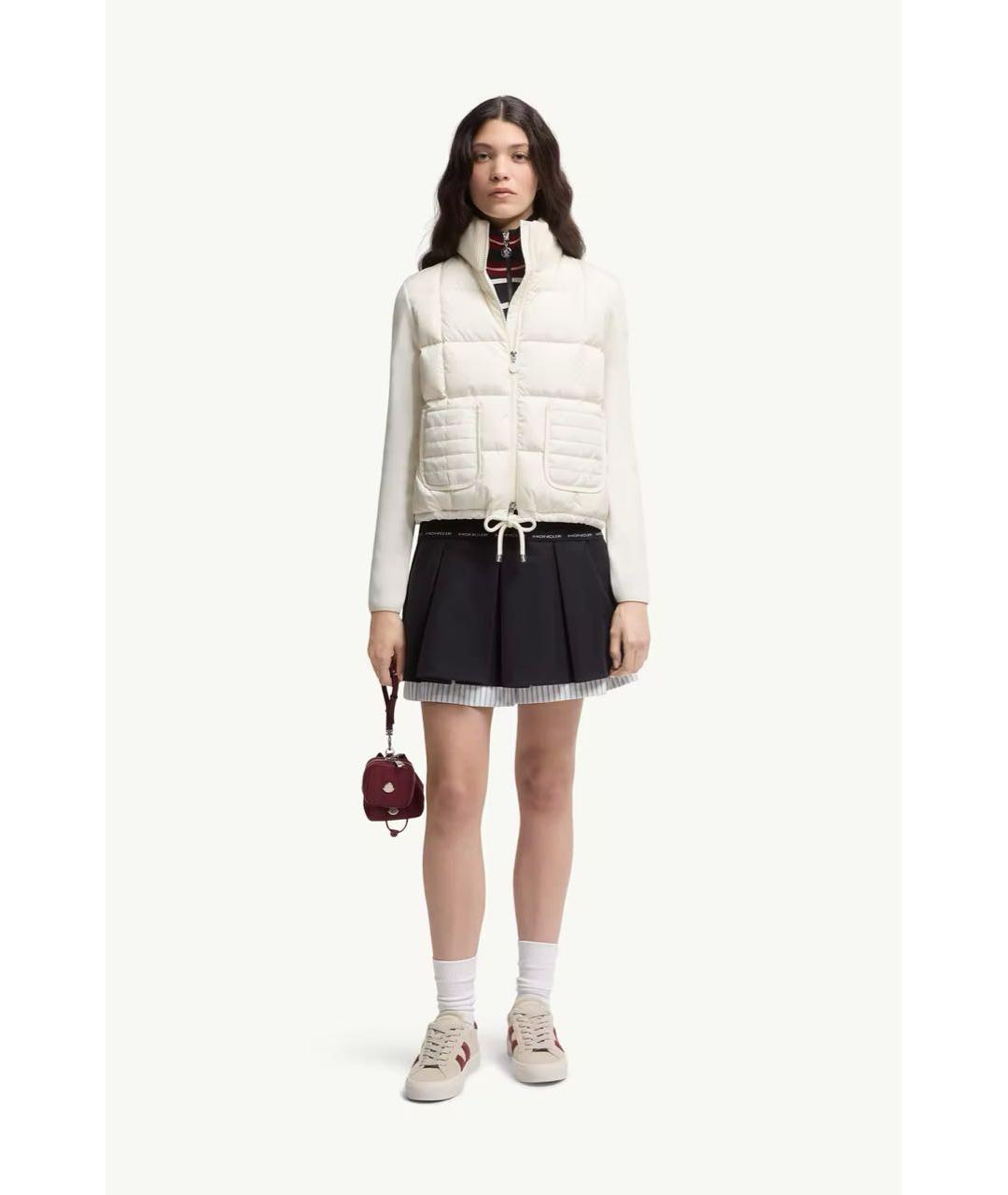 MONCLER Белая куртка, фото 2