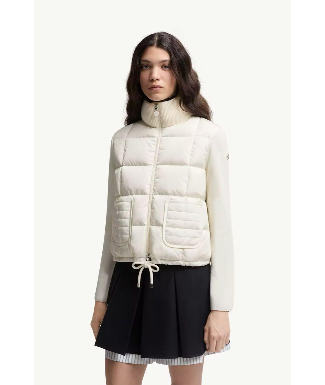 MONCLER Белая куртка, фото 3