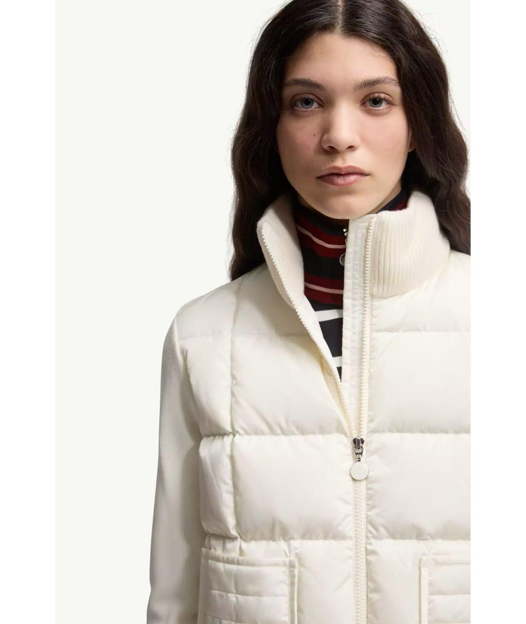 MONCLER Белая куртка, фото 6