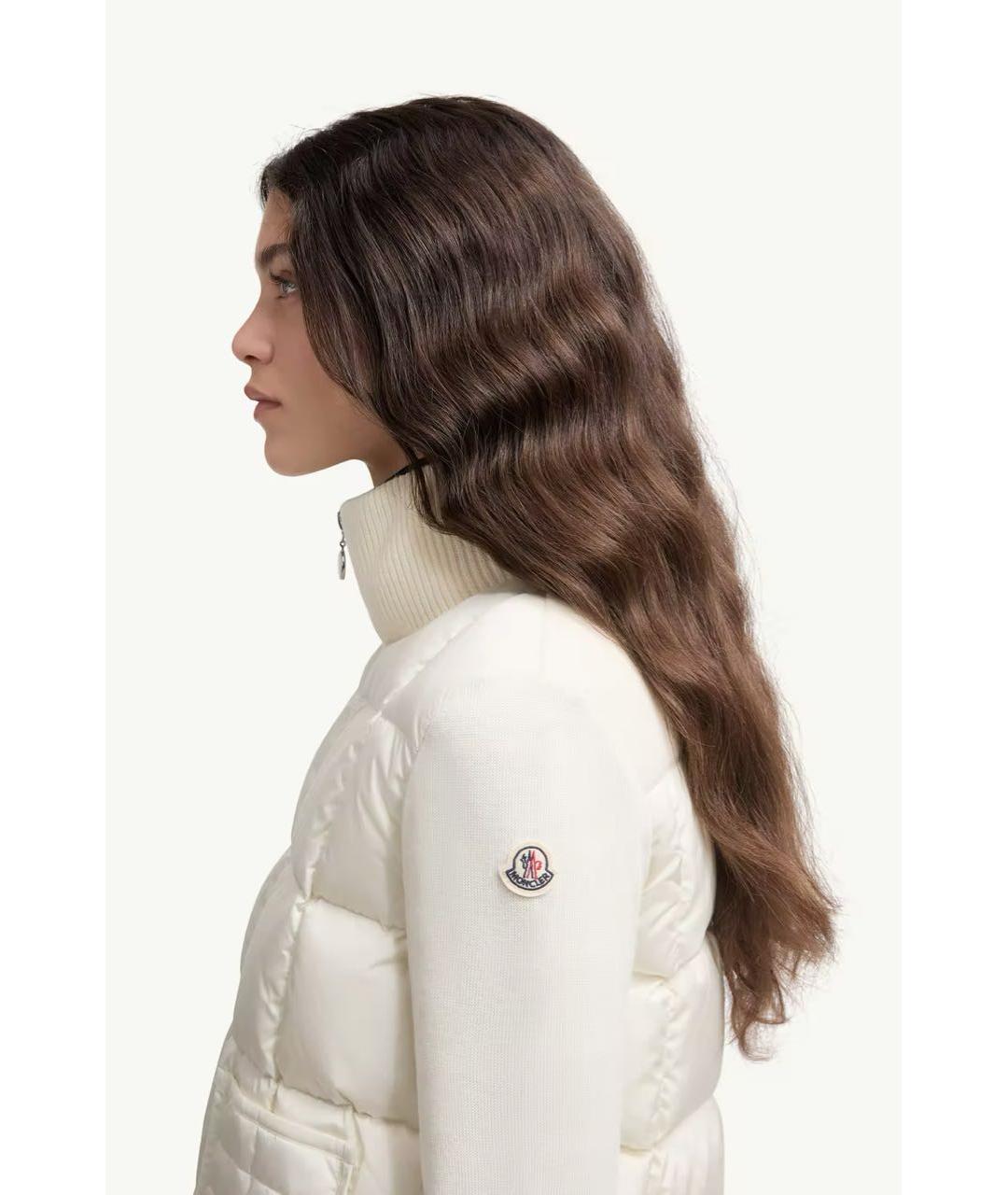 MONCLER Белая куртка, фото 5