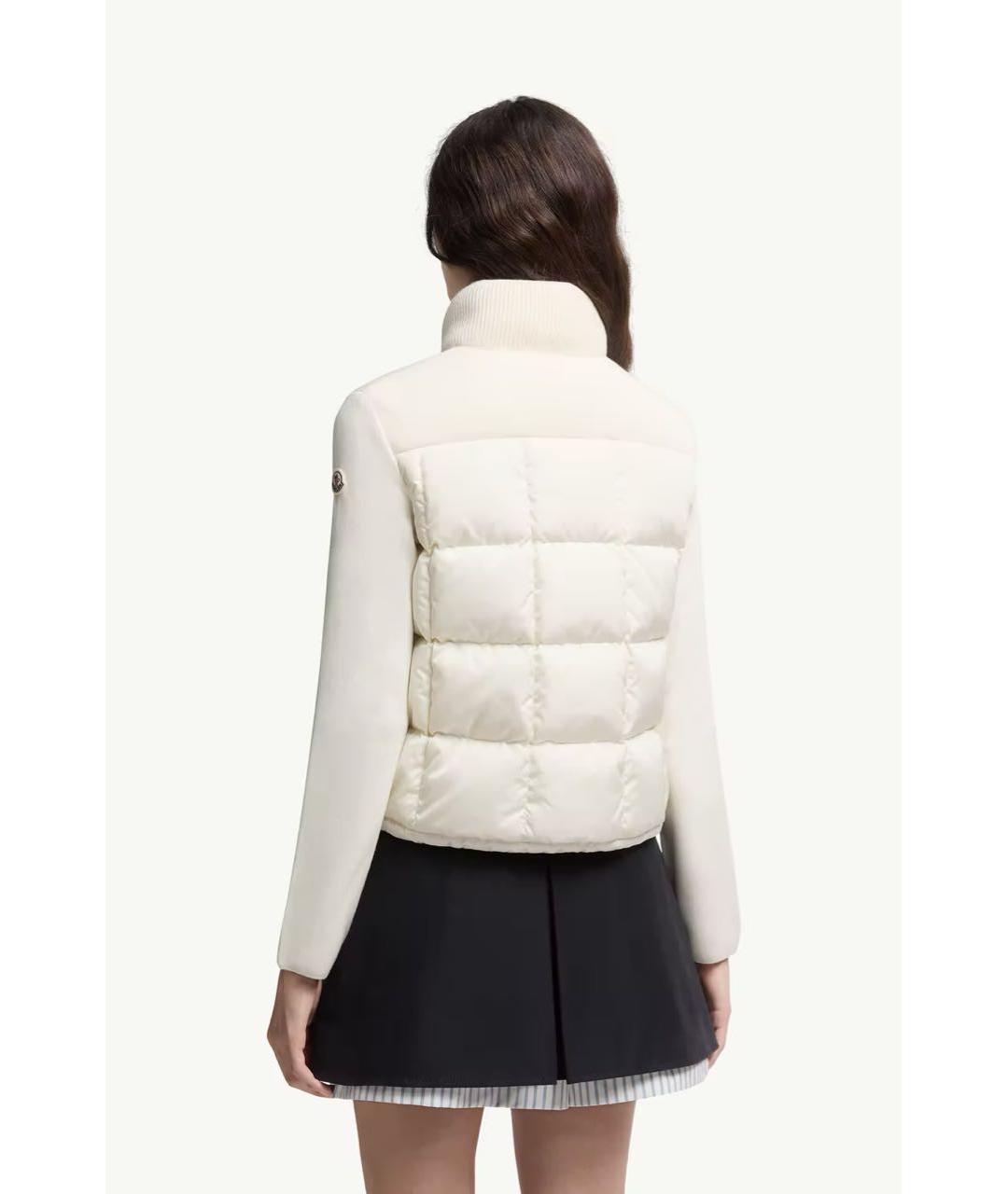 MONCLER Белая куртка, фото 4