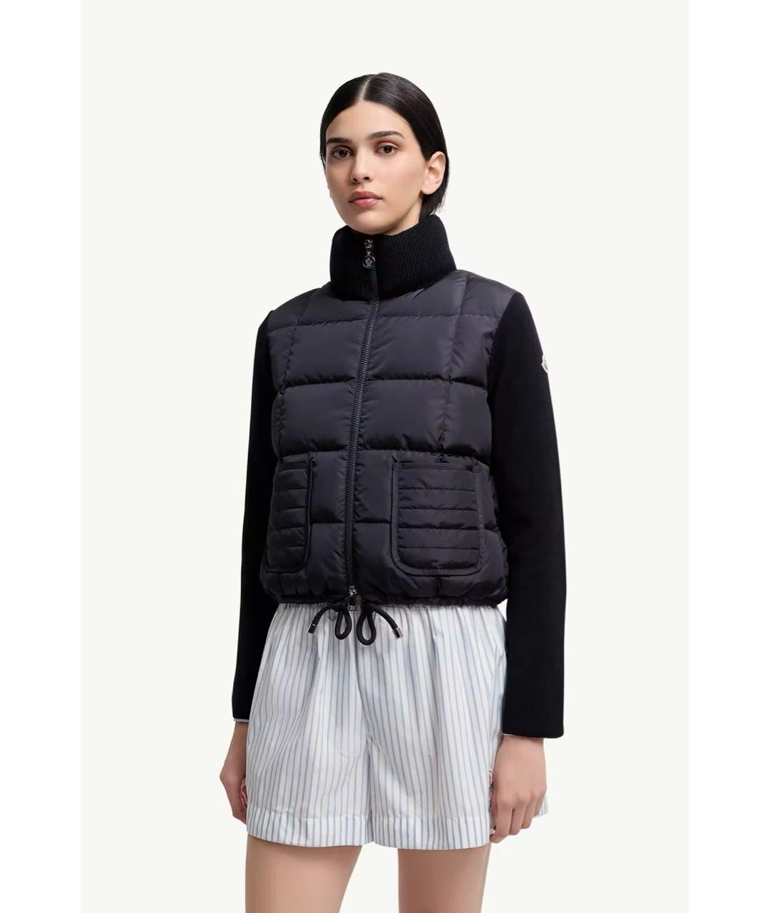 MONCLER Темно-синяя куртка, фото 2