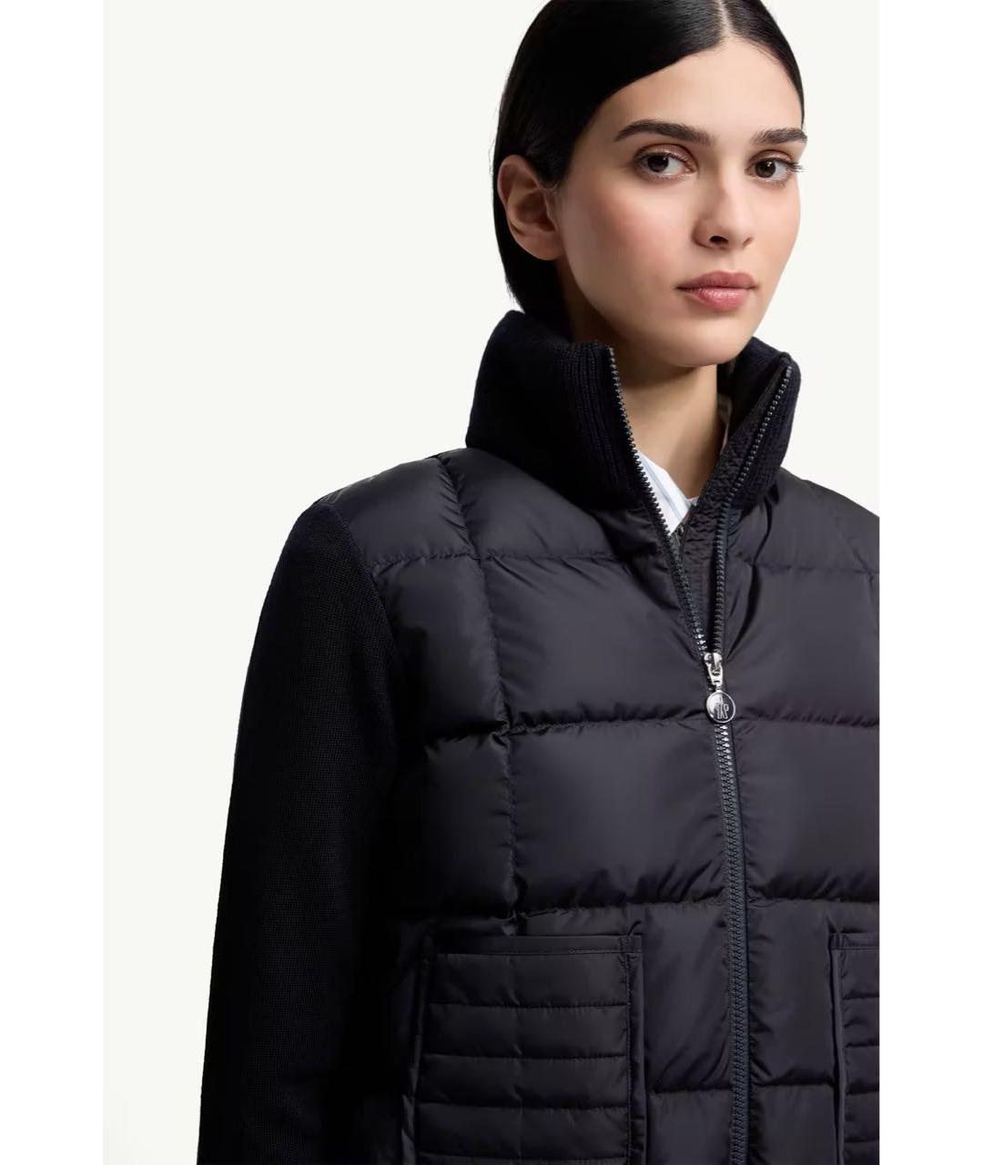MONCLER Темно-синяя куртка, фото 4