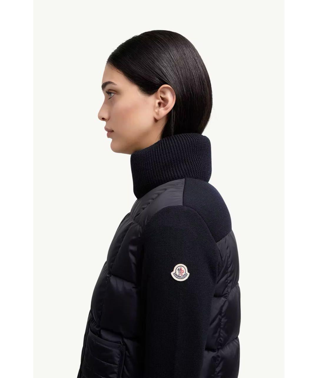 MONCLER Темно-синяя куртка, фото 5