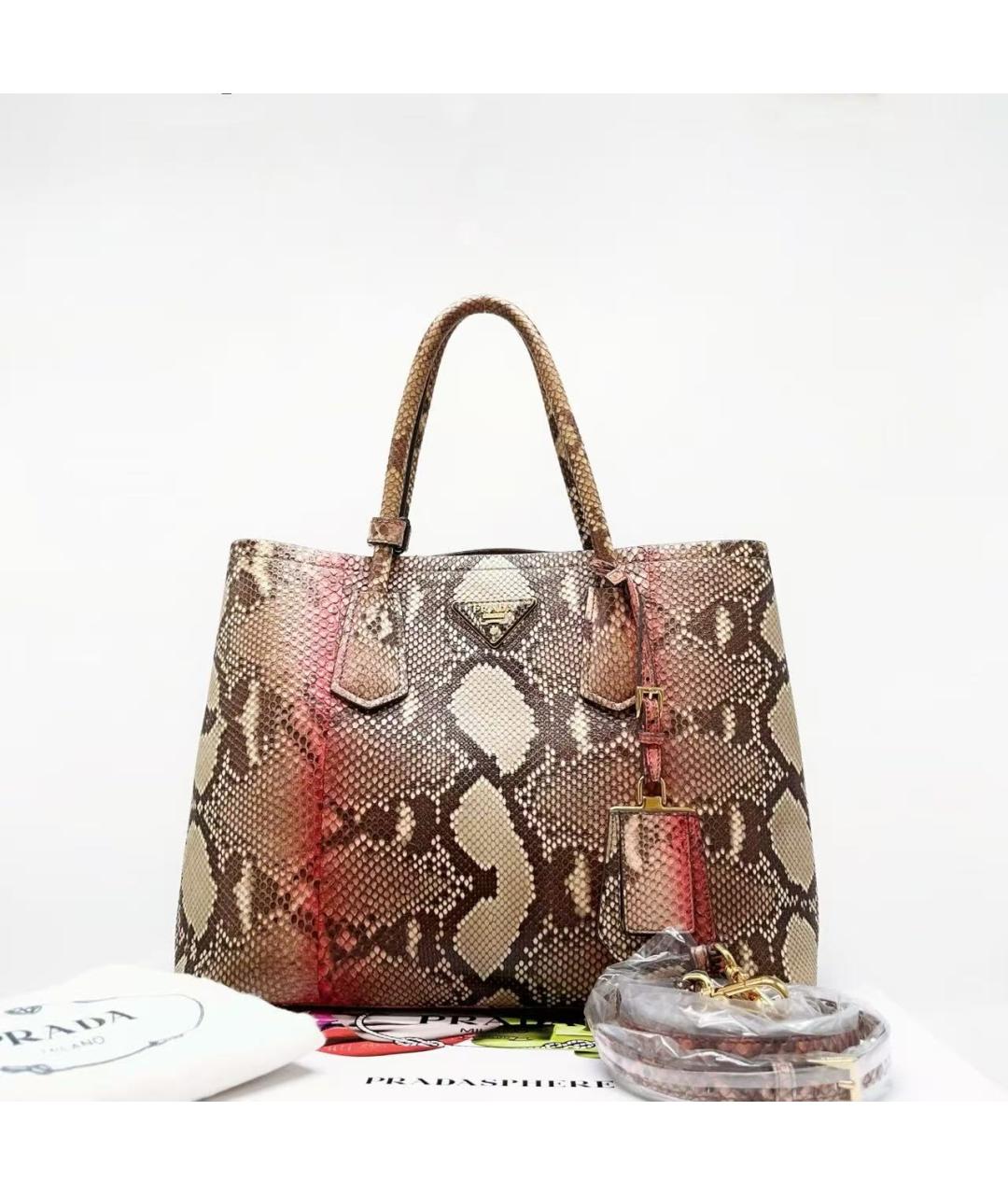 PRADA Сумка тоут из экзотической кожи, фото 3