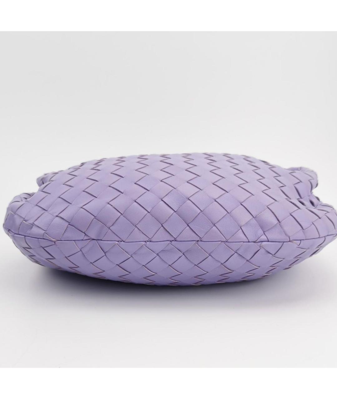 BOTTEGA VENETA Фиолетовая кожаная сумка тоут, фото 5