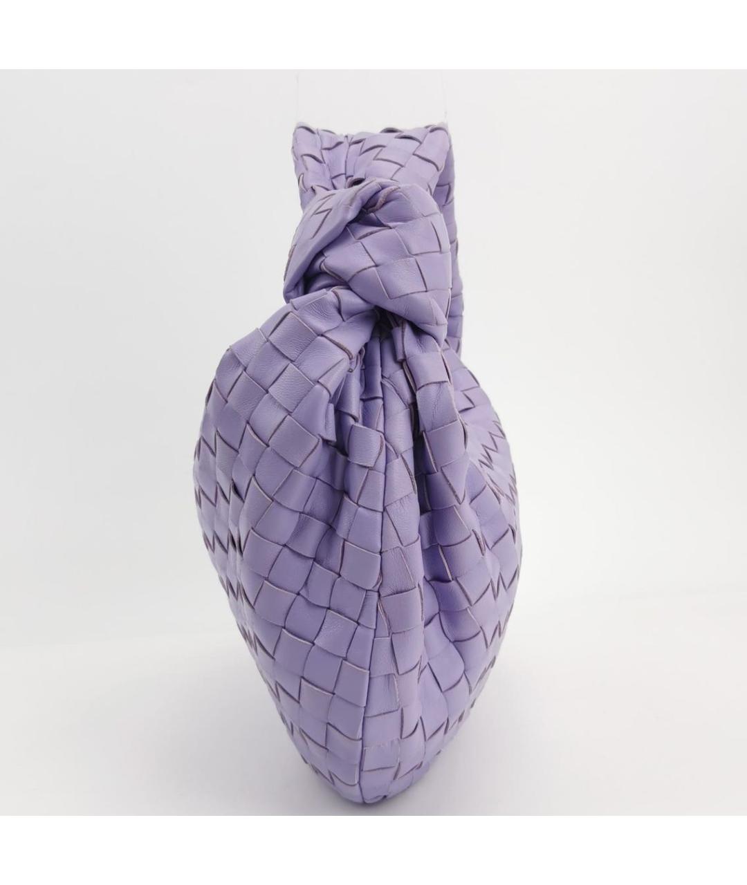 BOTTEGA VENETA Фиолетовая кожаная сумка тоут, фото 3