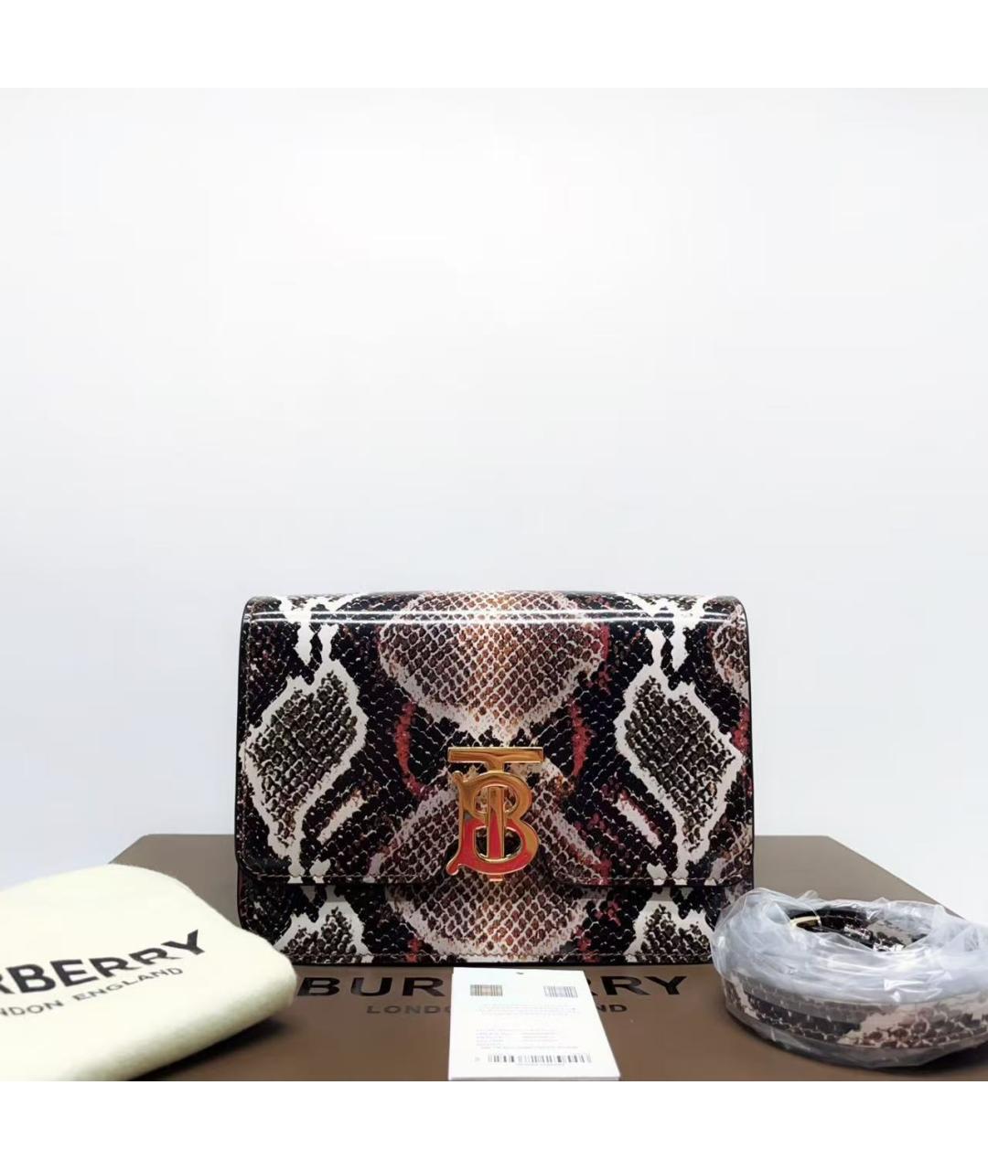 BURBERRY Сумка через плечо из экзотической кожи, фото 2