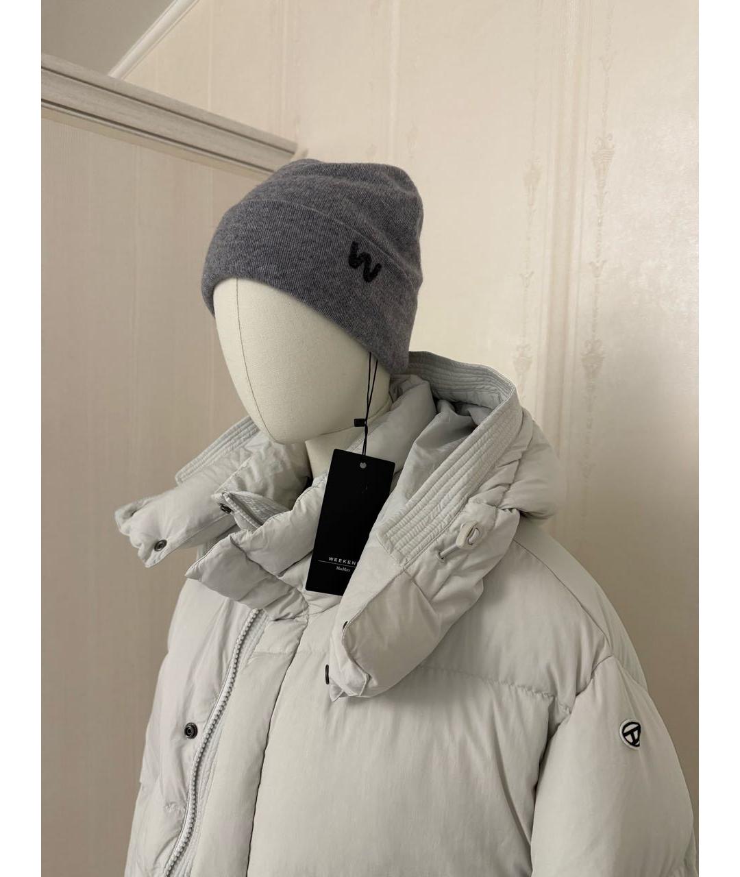 WEEKEND MAX MARA Антрацитовая кашемировая шапка, фото 6