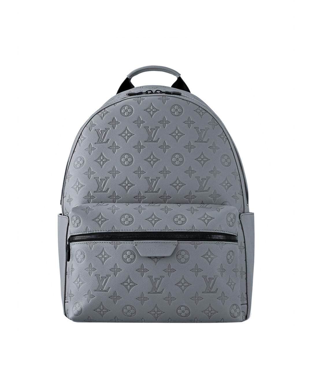 LOUIS VUITTON Антрацитовый кожаный рюкзак, фото 1