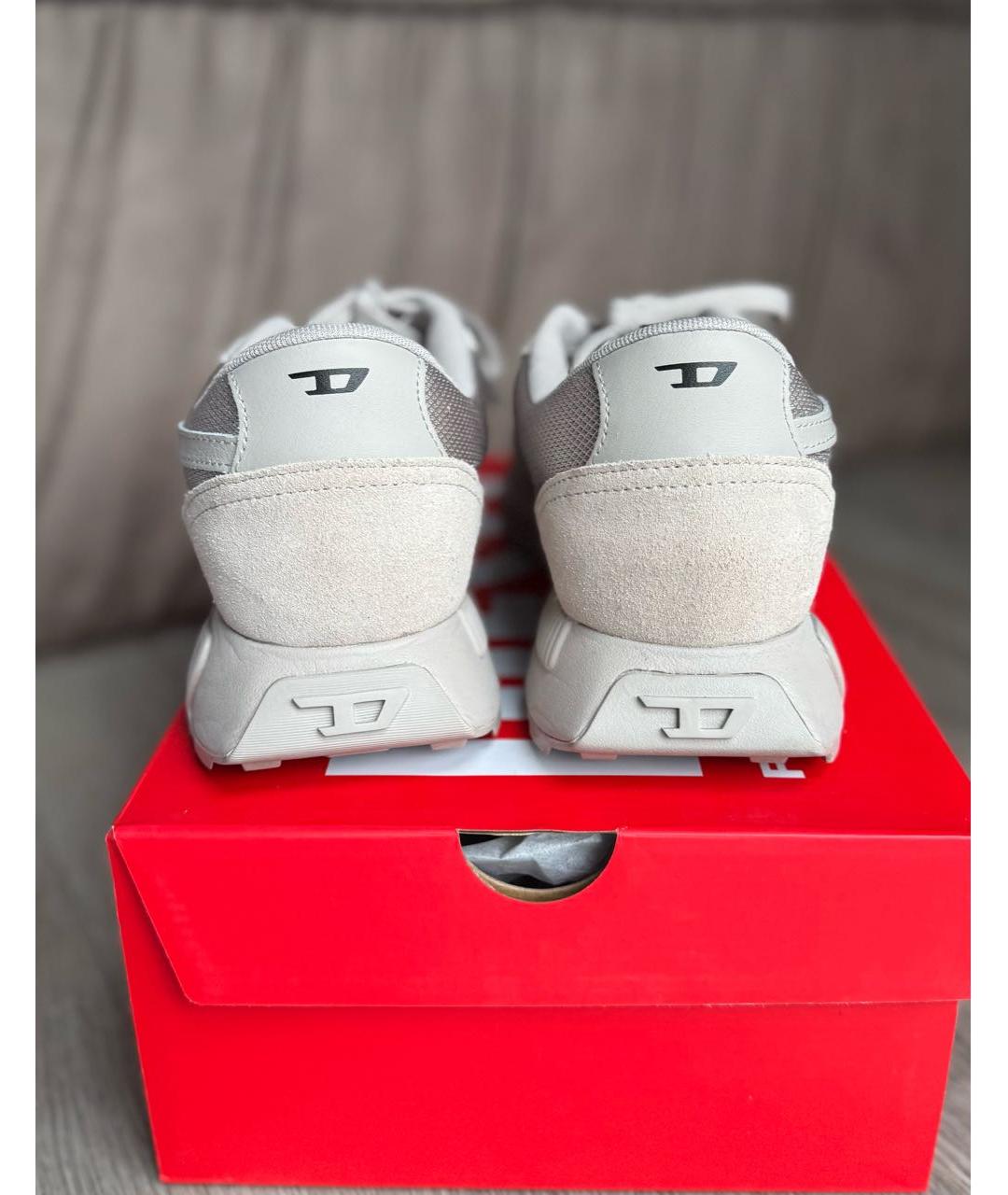 DIESEL Бежевые замшевые кроссовки, фото 3