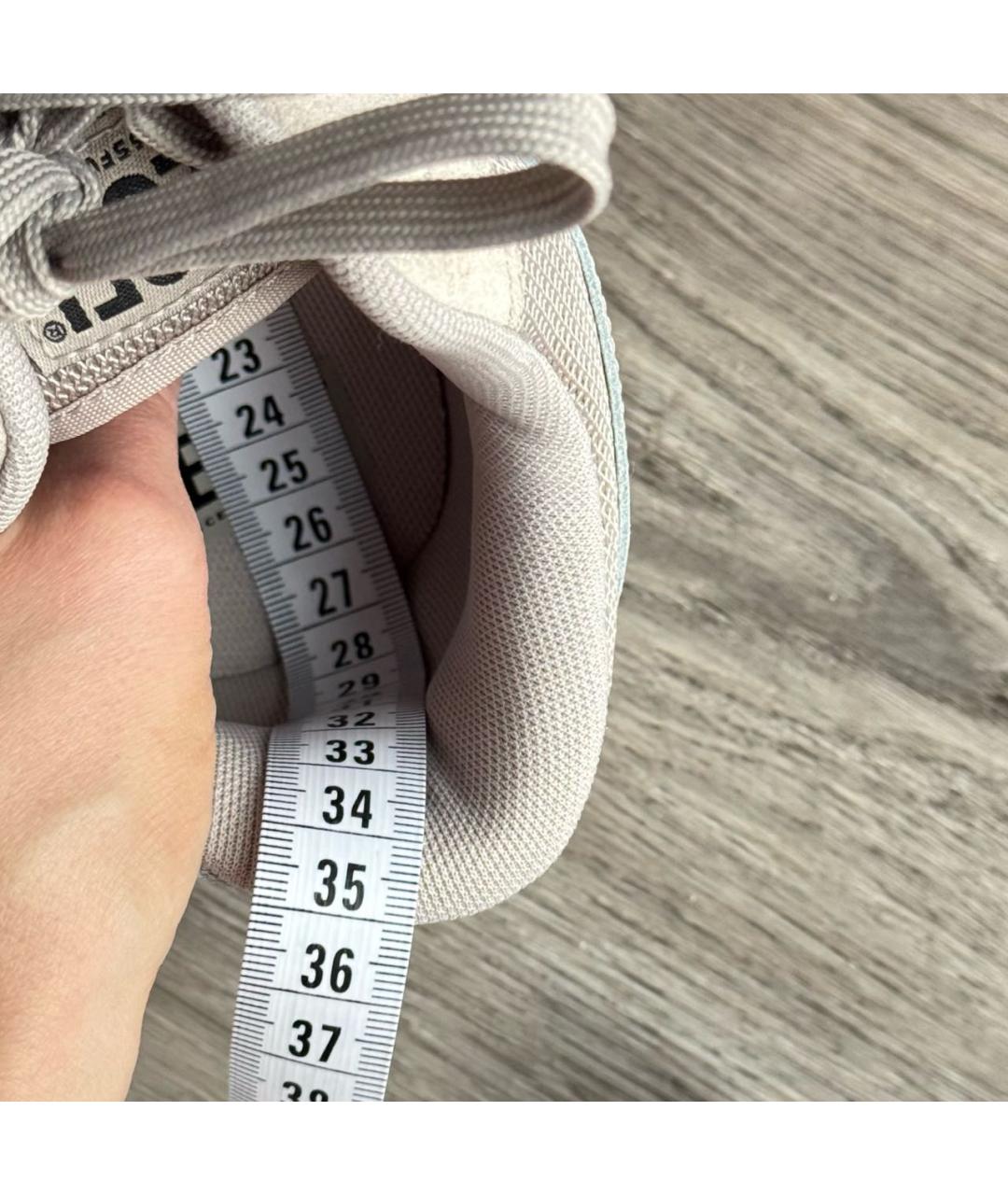 DIESEL Бежевые замшевые кроссовки, фото 6