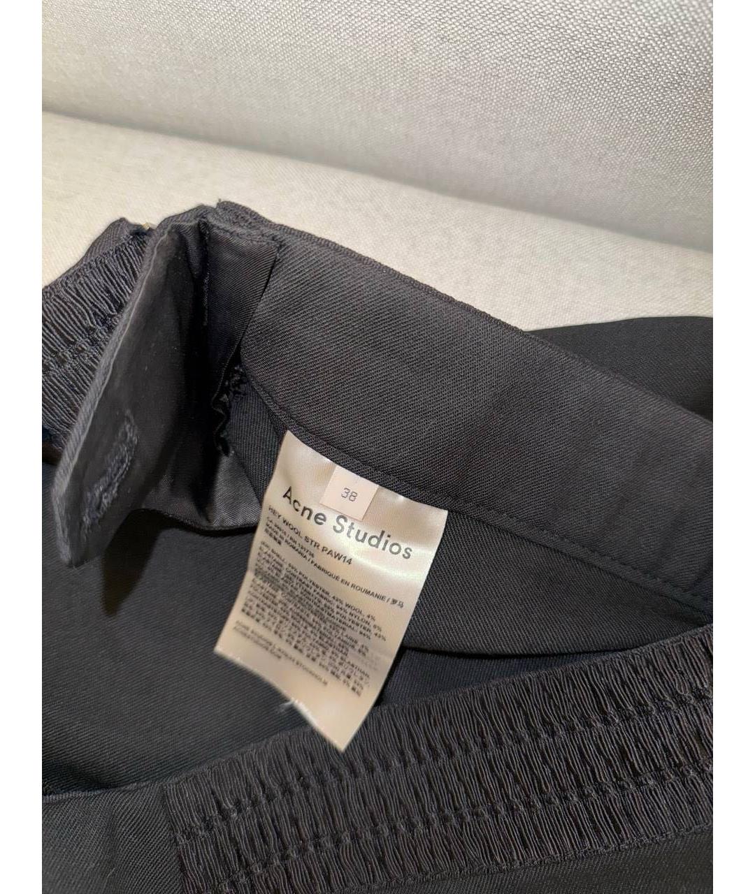 ACNE STUDIOS Черные брюки узкие, фото 4