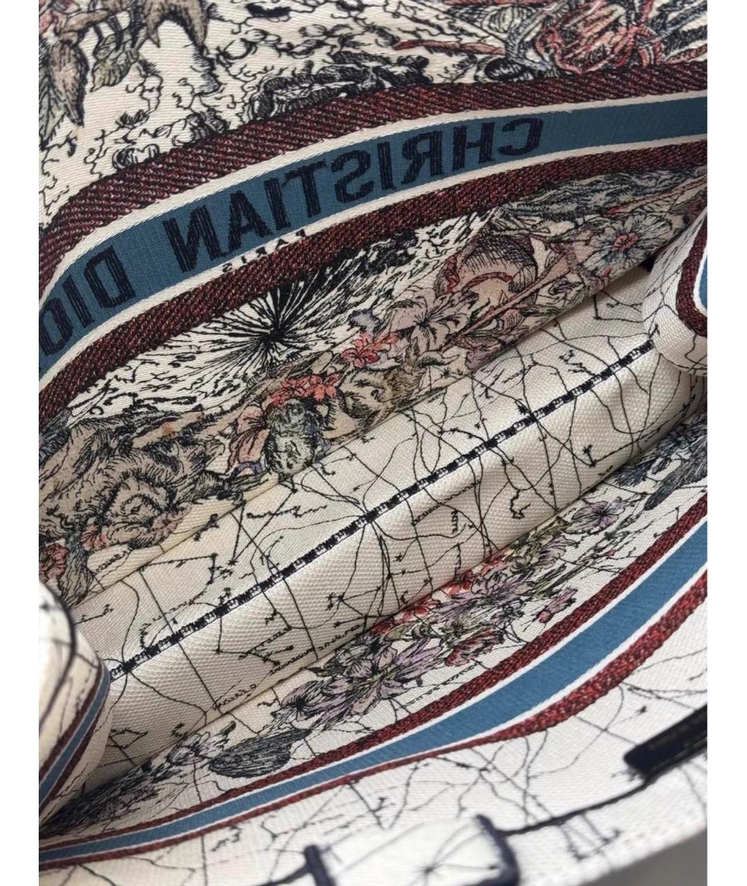 CHRISTIAN DIOR Мульти жаккардовая сумка тоут, фото 7