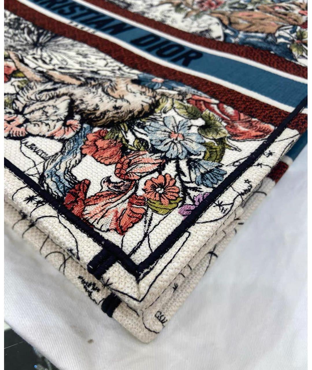 CHRISTIAN DIOR Мульти жаккардовая сумка тоут, фото 8