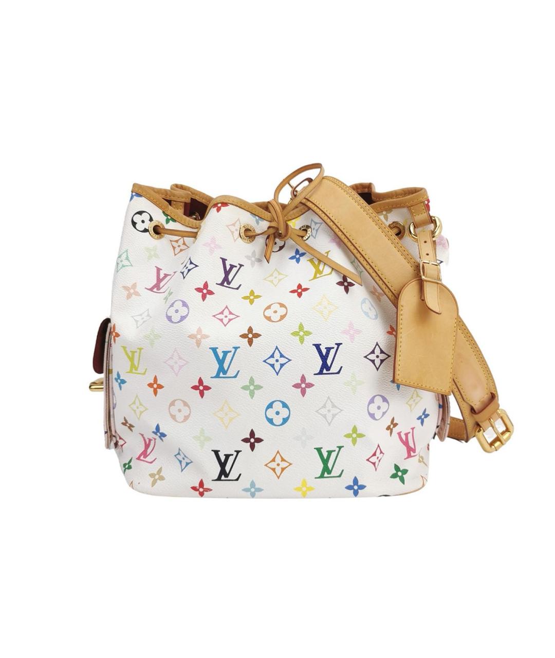 LOUIS VUITTON Белая сумка через плечо из искусственной кожи, фото 2