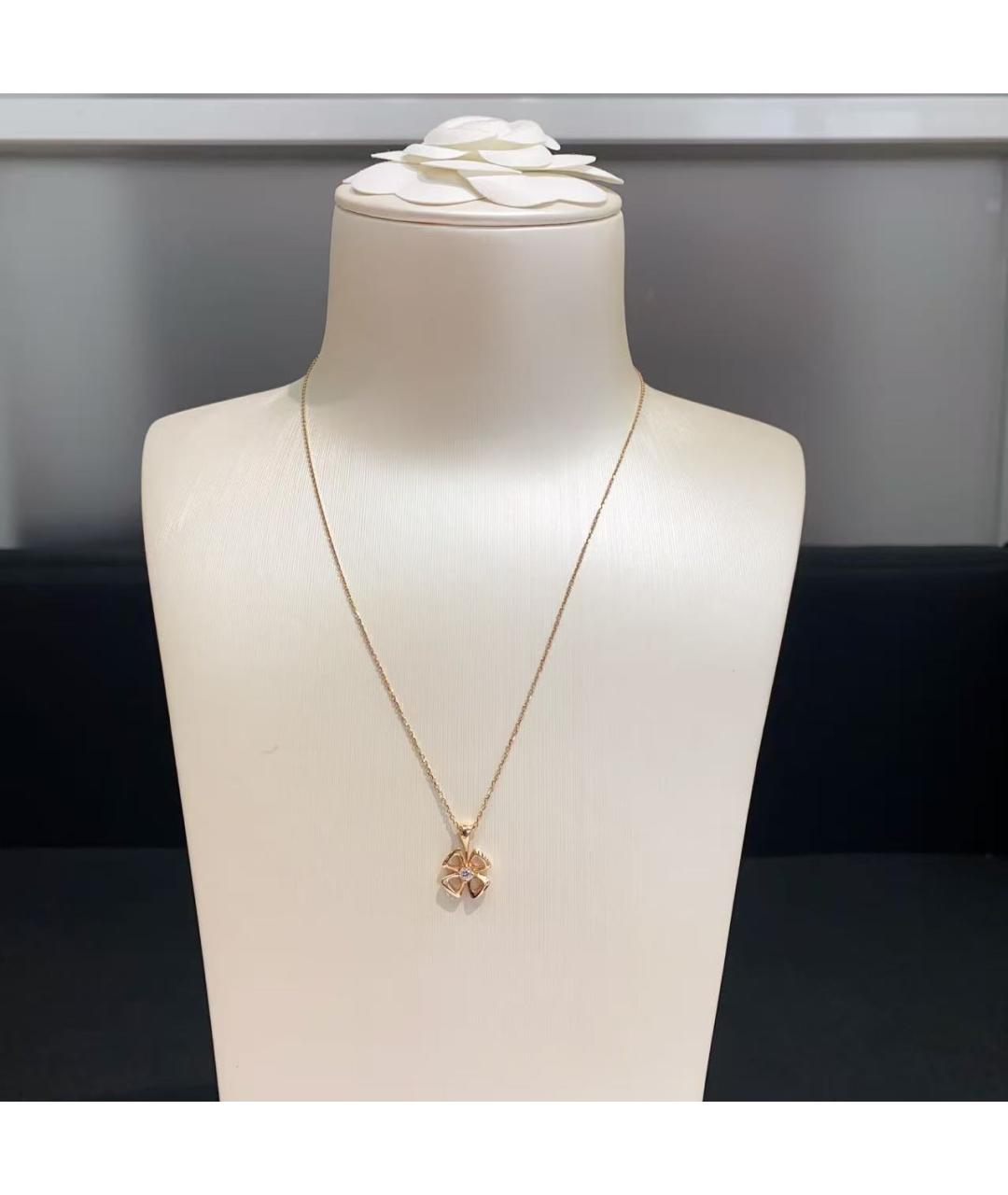 BVLGARI Золотое колье из розового золота, фото 5