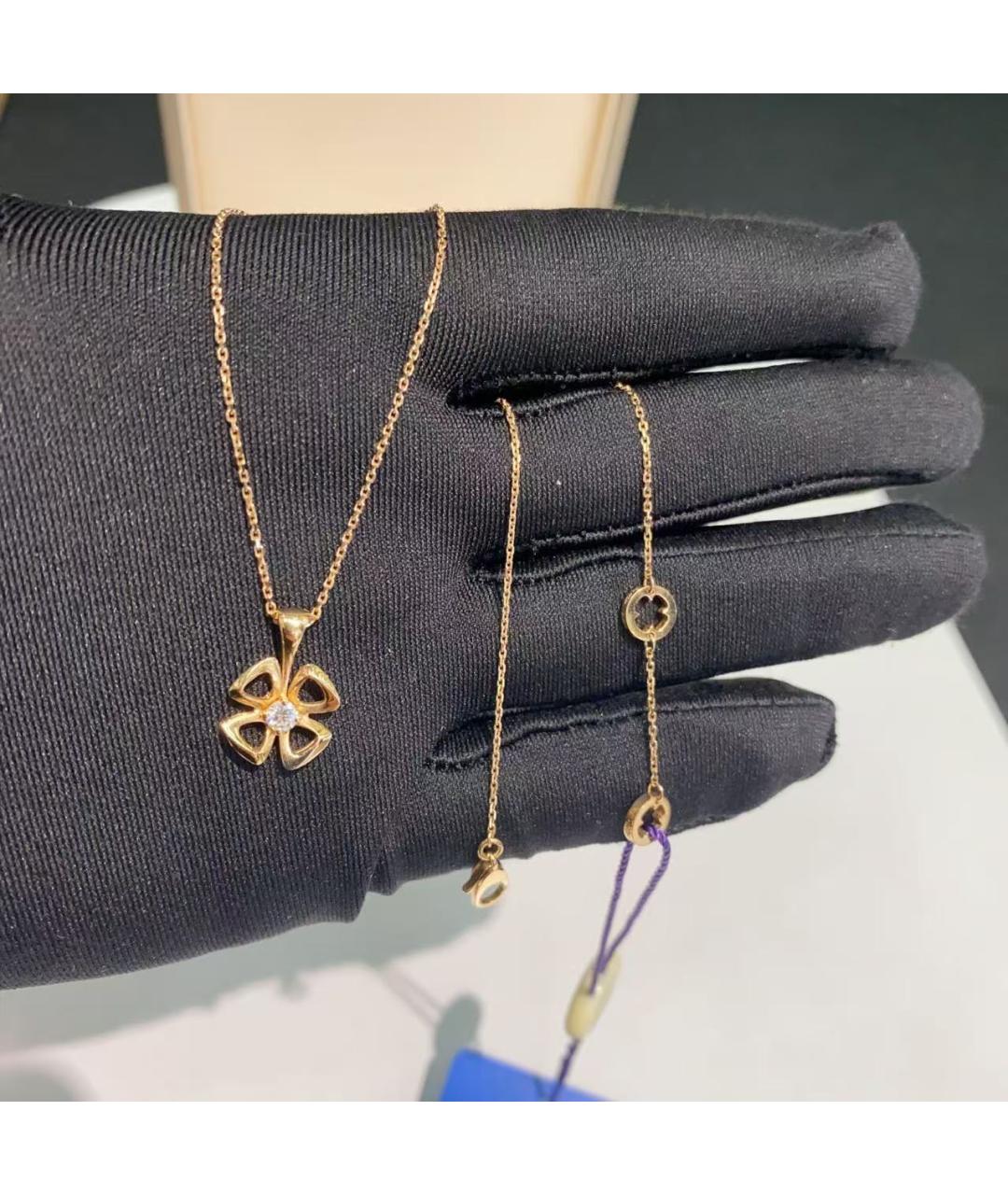 BVLGARI Золотое колье из розового золота, фото 3
