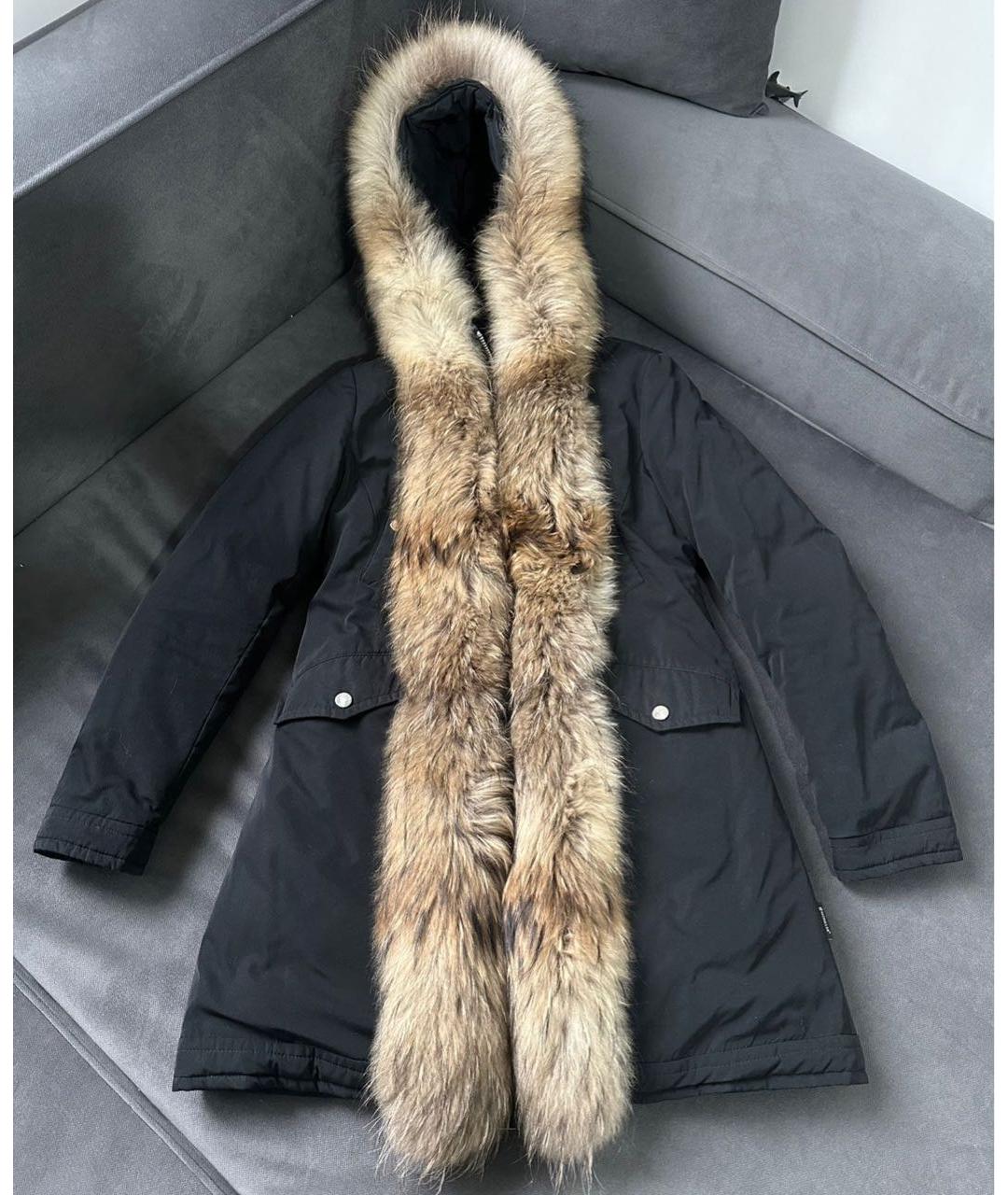MONCLER Черный пуховик, фото 9