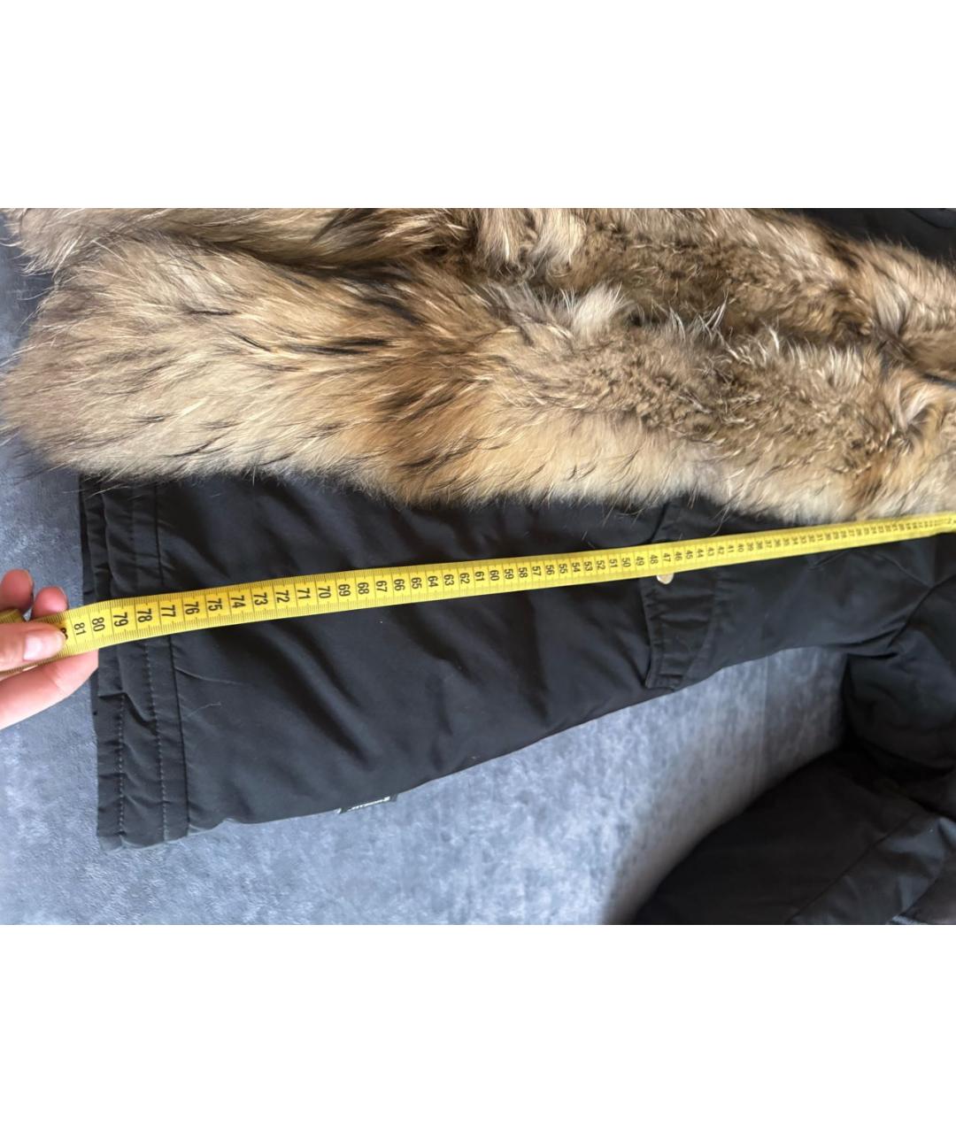 MONCLER Черный пуховик, фото 6