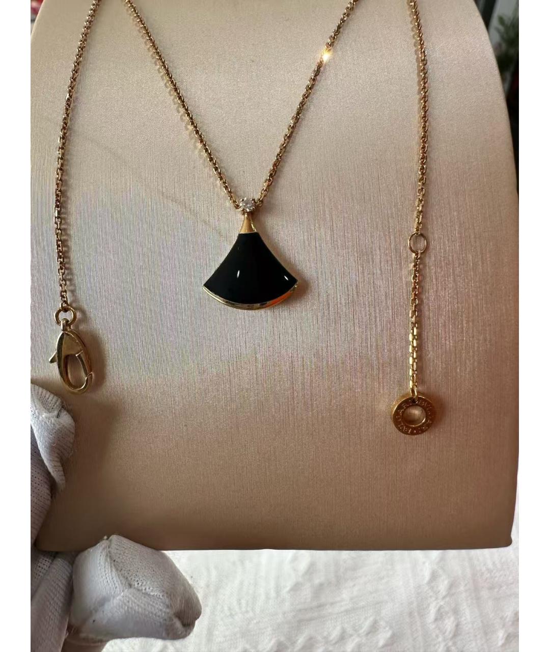 BVLGARI Золотое колье из розового золота, фото 2