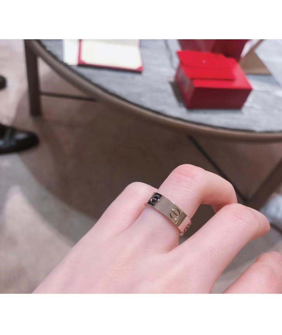 CARTIER Серебряное кольцо из белого золота, фото 5