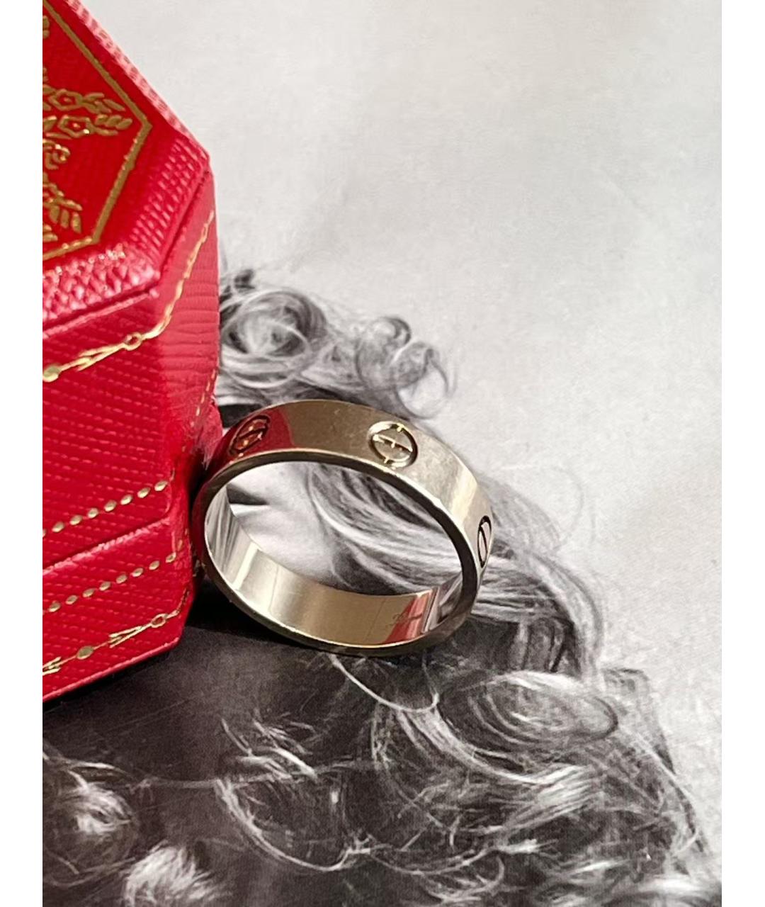 CARTIER Серебряное кольцо из белого золота, фото 6