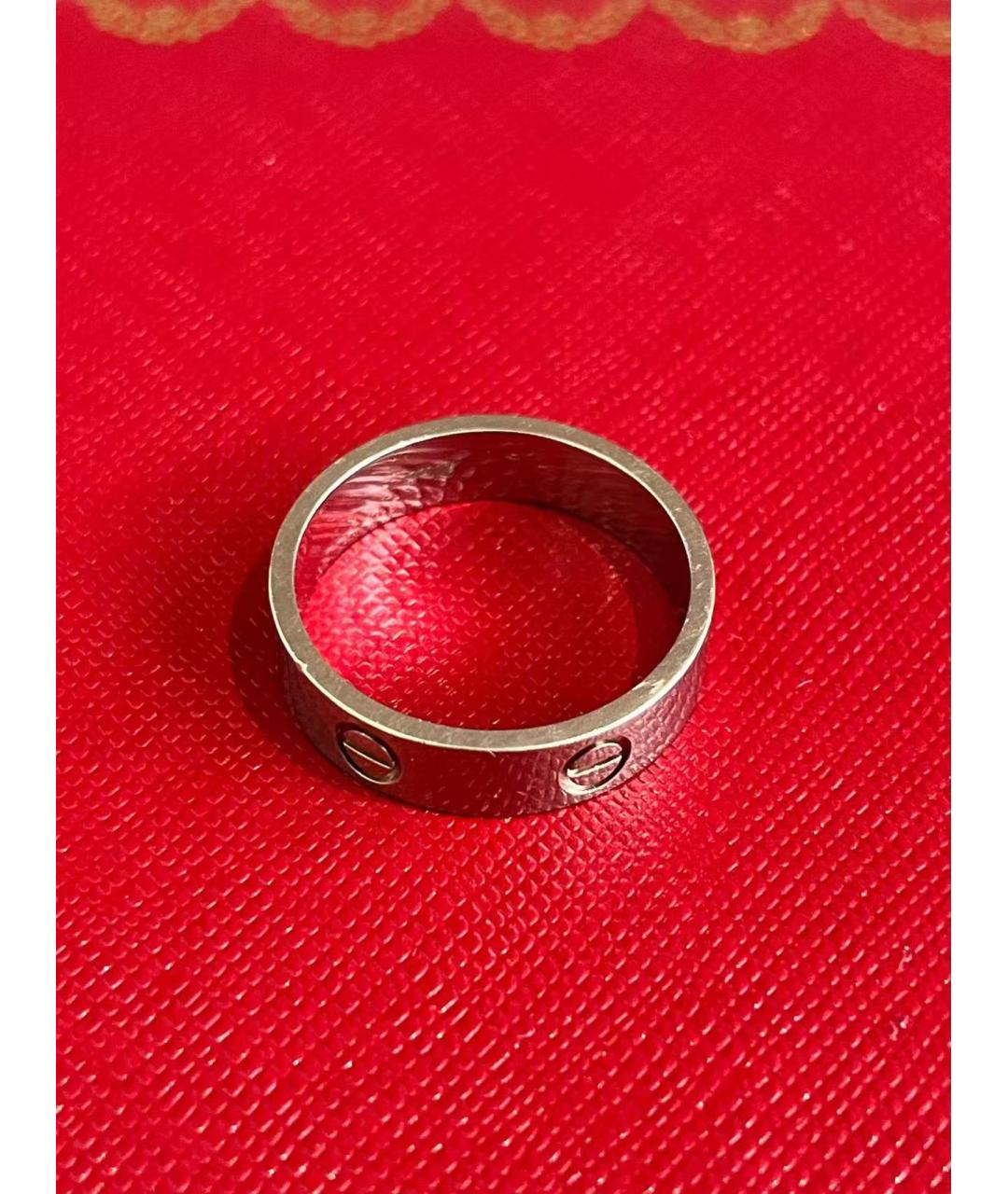 CARTIER Серебряное кольцо из белого золота, фото 2
