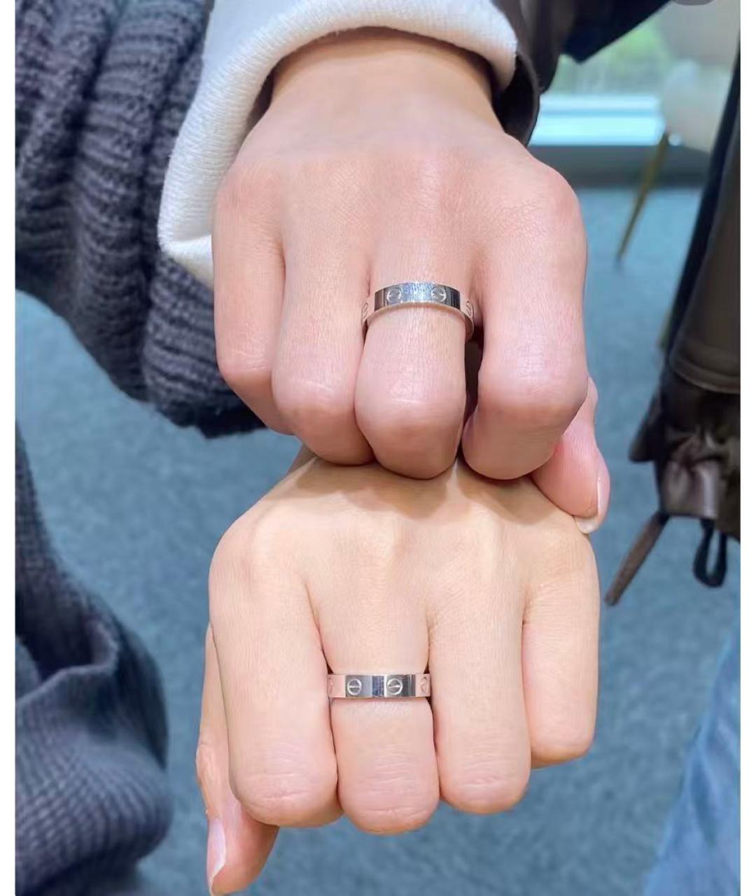 CARTIER Серебряное кольцо из белого золота, фото 4
