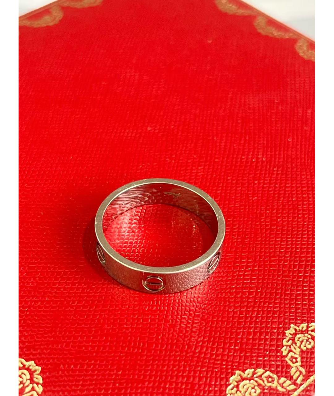 CARTIER Серебряное кольцо из белого золота, фото 3