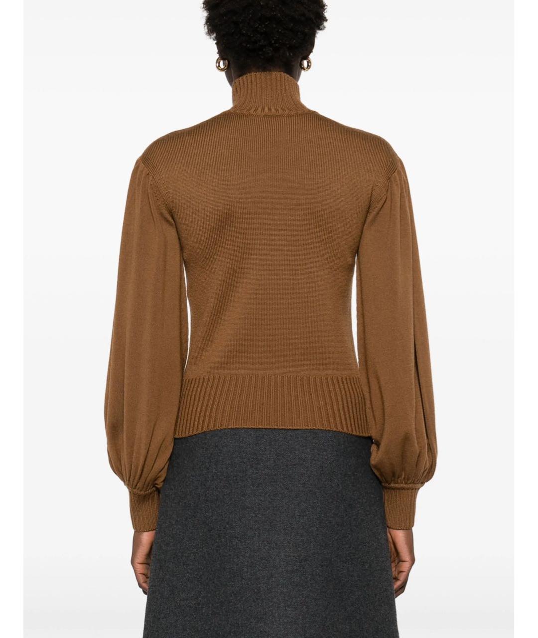 MAX MARA Коричневый джемпер / свитер, фото 5