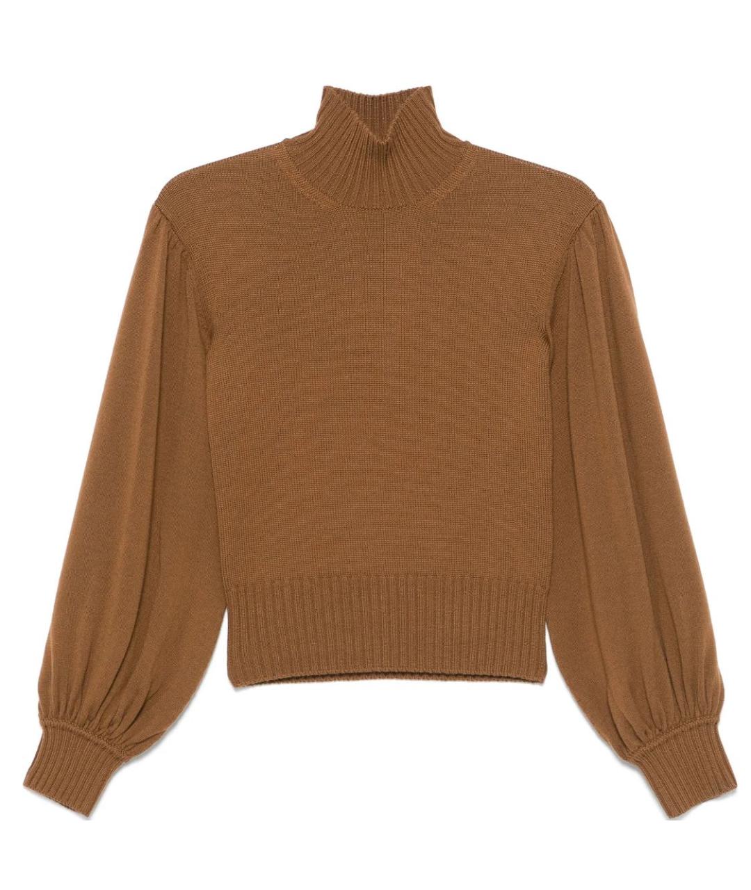 MAX MARA Коричневый джемпер / свитер, фото 1