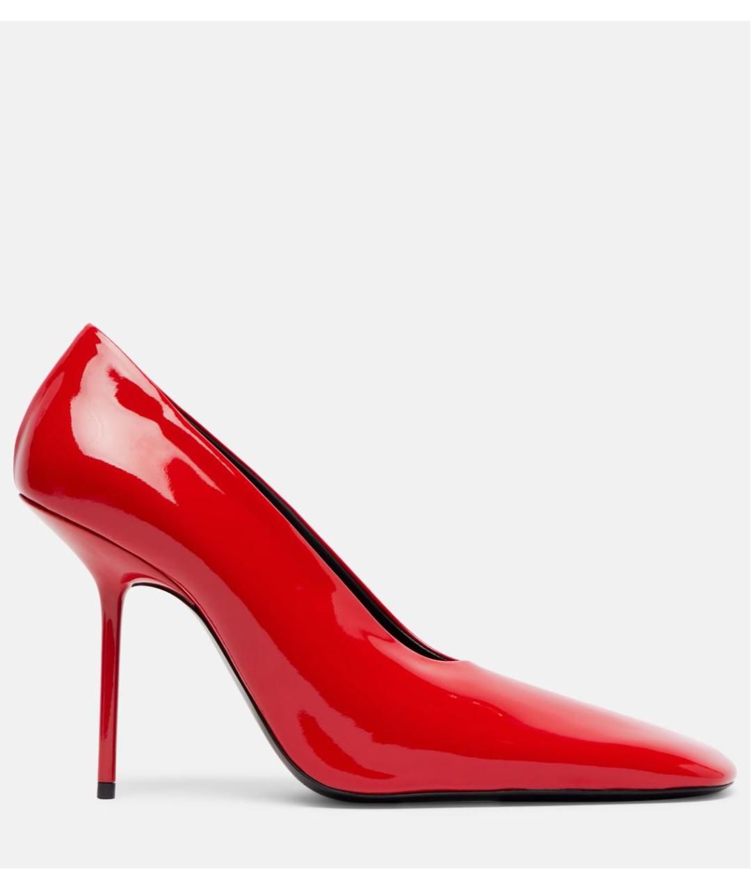 VICTORIA BECKHAM Красные кожаные туфли, фото 6