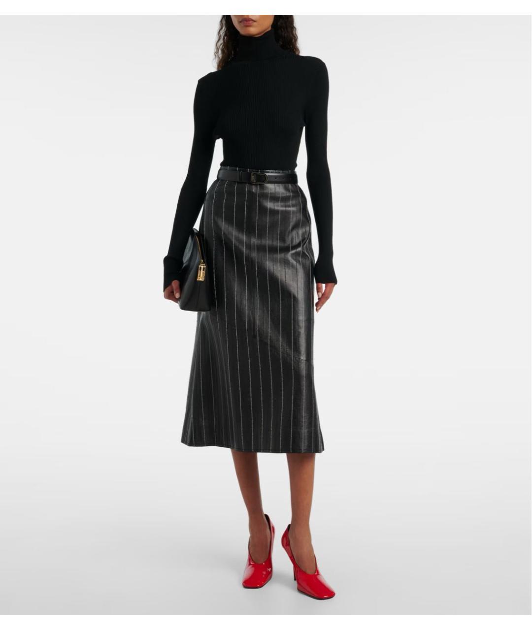 VICTORIA BECKHAM Красные кожаные туфли, фото 4