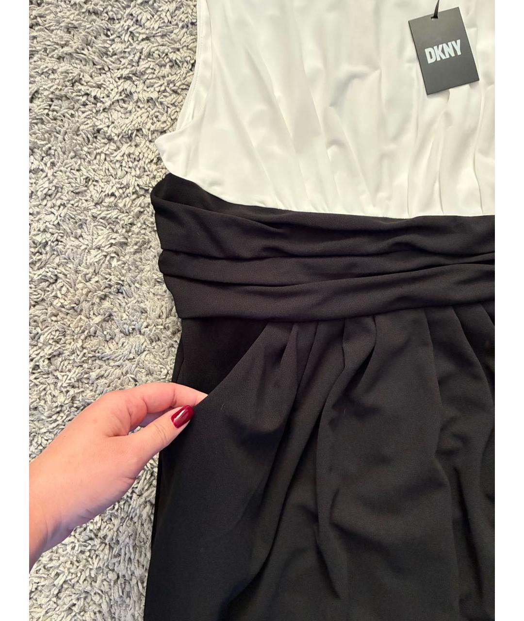 DKNY Черное коктейльное платье, фото 4