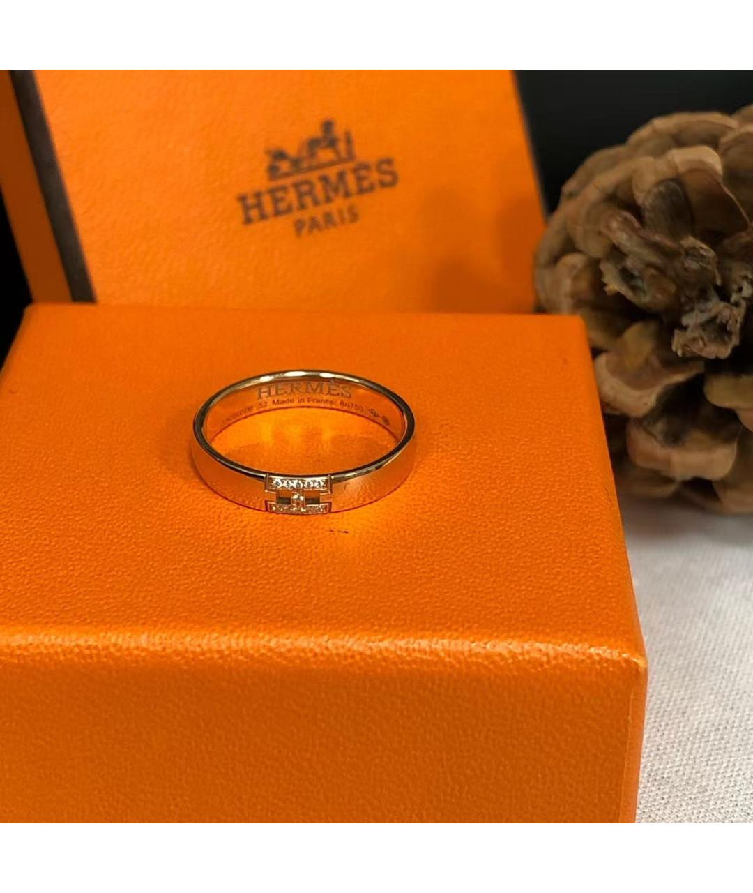 HERMES Золотое кольцо из розового золота, фото 3