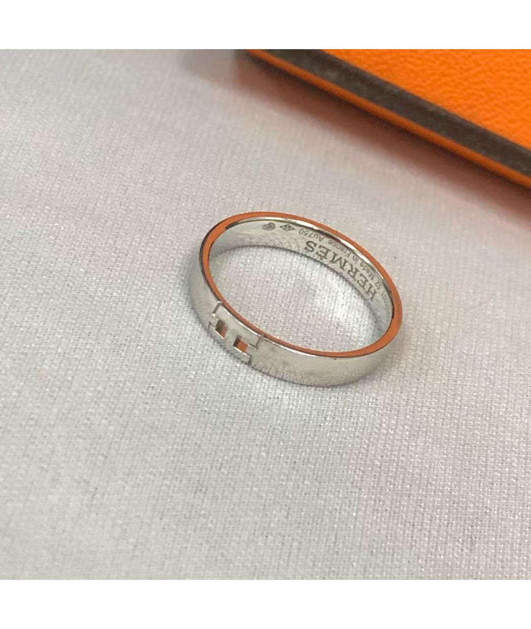 HERMES Серебряное кольцо, фото 2