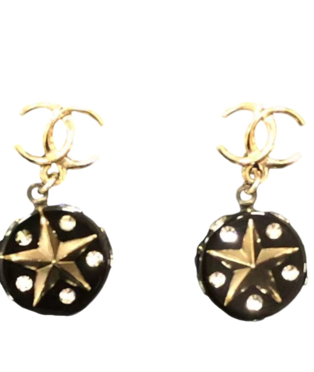CHANEL Золотые серьги, фото 2
