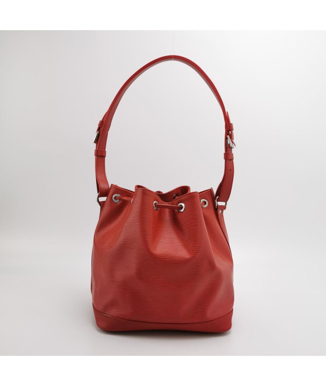 LOUIS VUITTON Красная кожаная сумка через плечо, фото 6