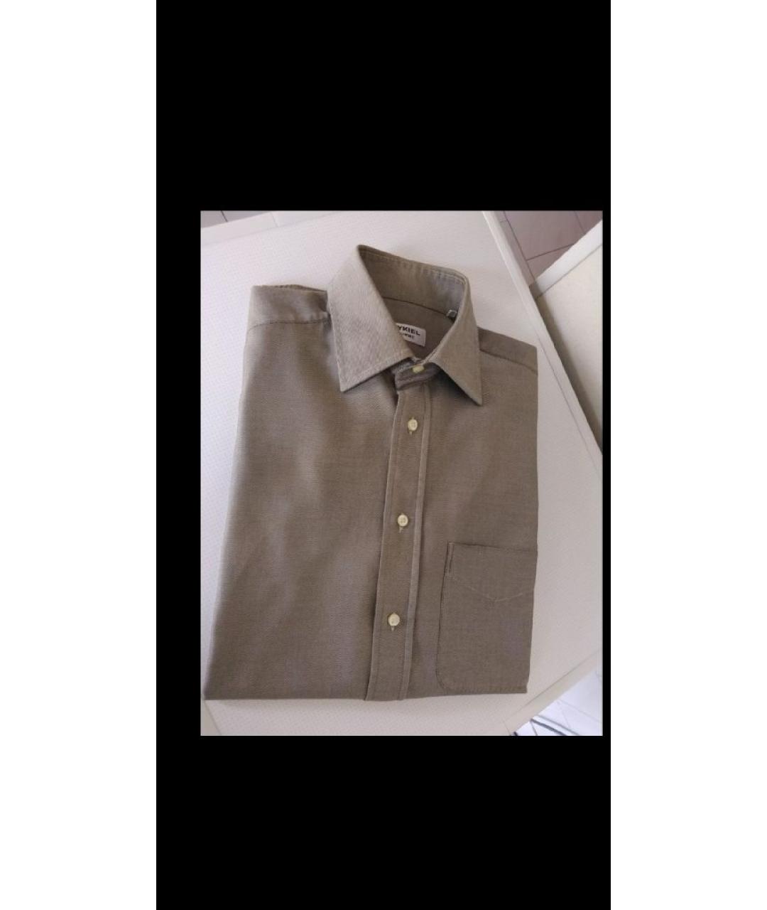 SONIA RYKIEL Салатовая хлопковая классическая рубашка, фото 8