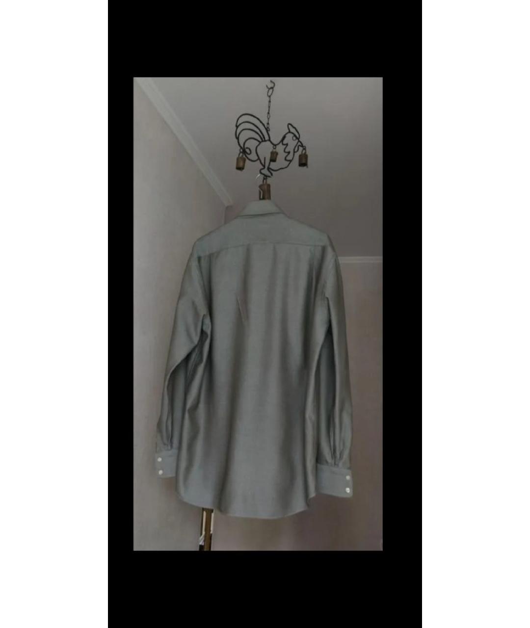 SONIA RYKIEL Салатовая хлопковая классическая рубашка, фото 2