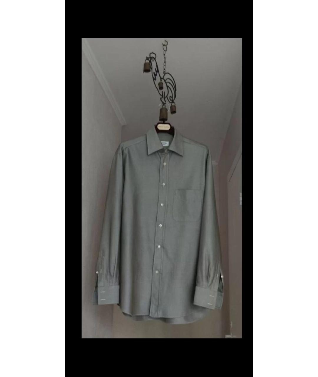 SONIA RYKIEL Салатовая хлопковая классическая рубашка, фото 9