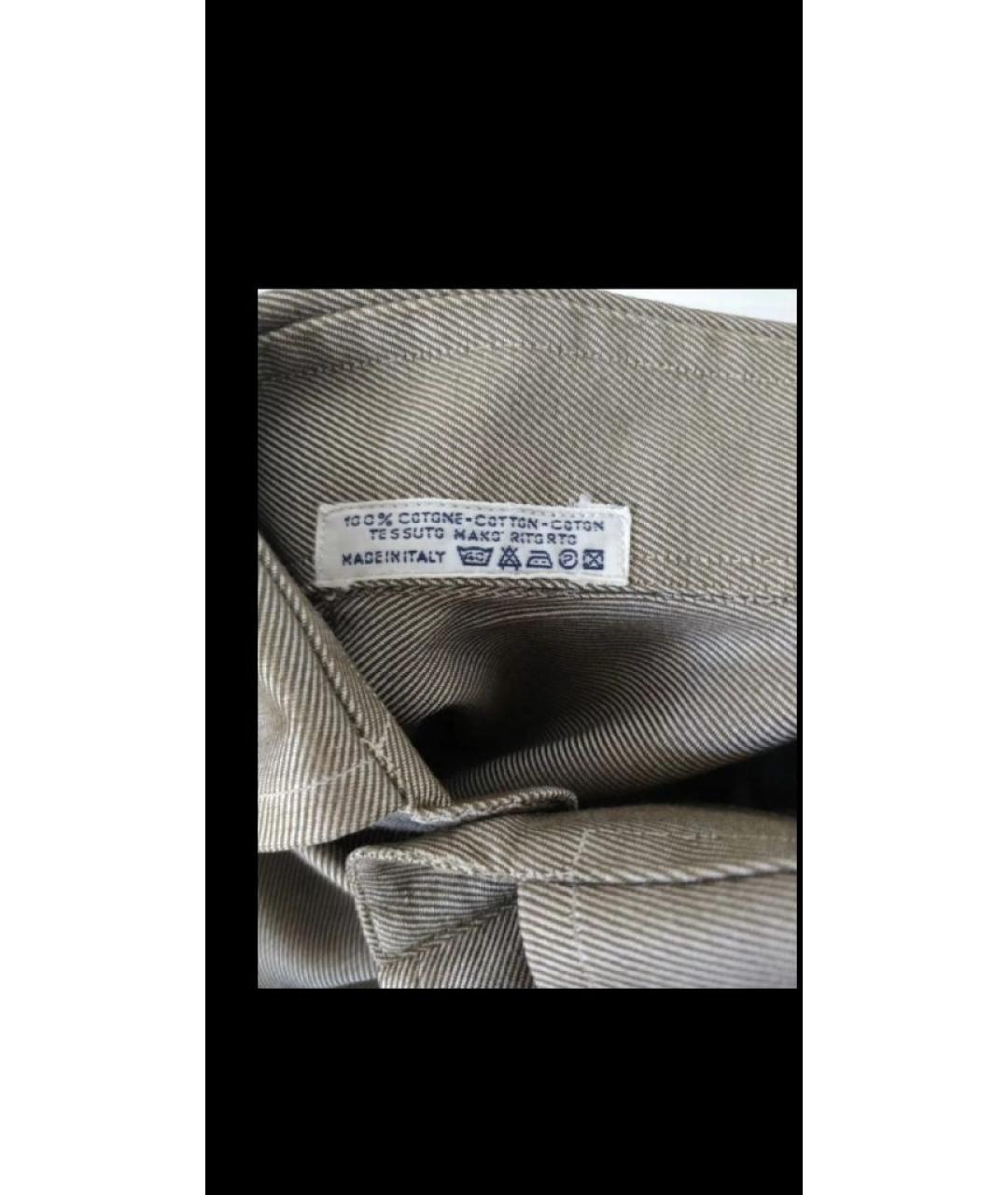 SONIA RYKIEL Салатовая хлопковая классическая рубашка, фото 5