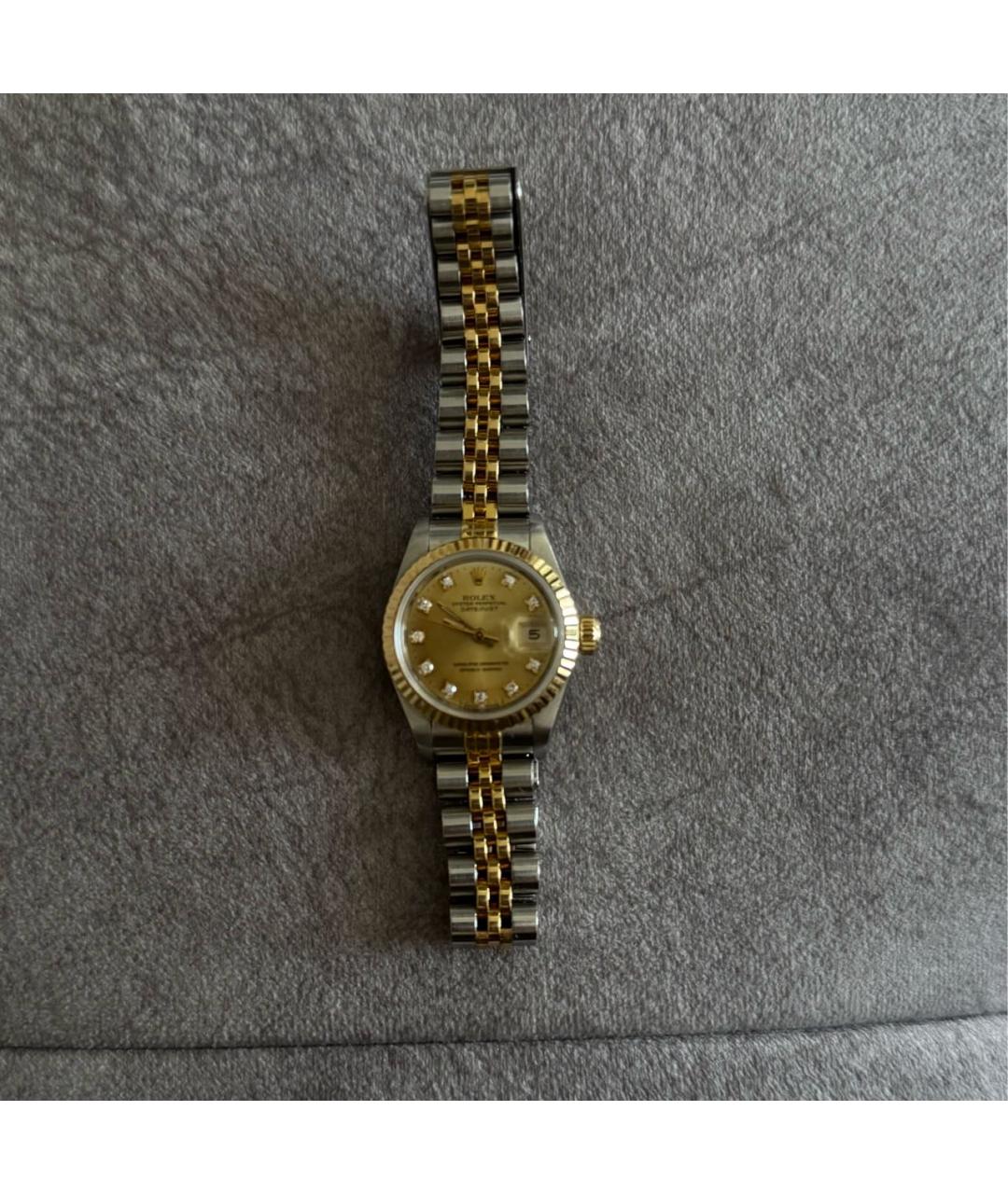 ROLEX Серебряные металлические часы, фото 7