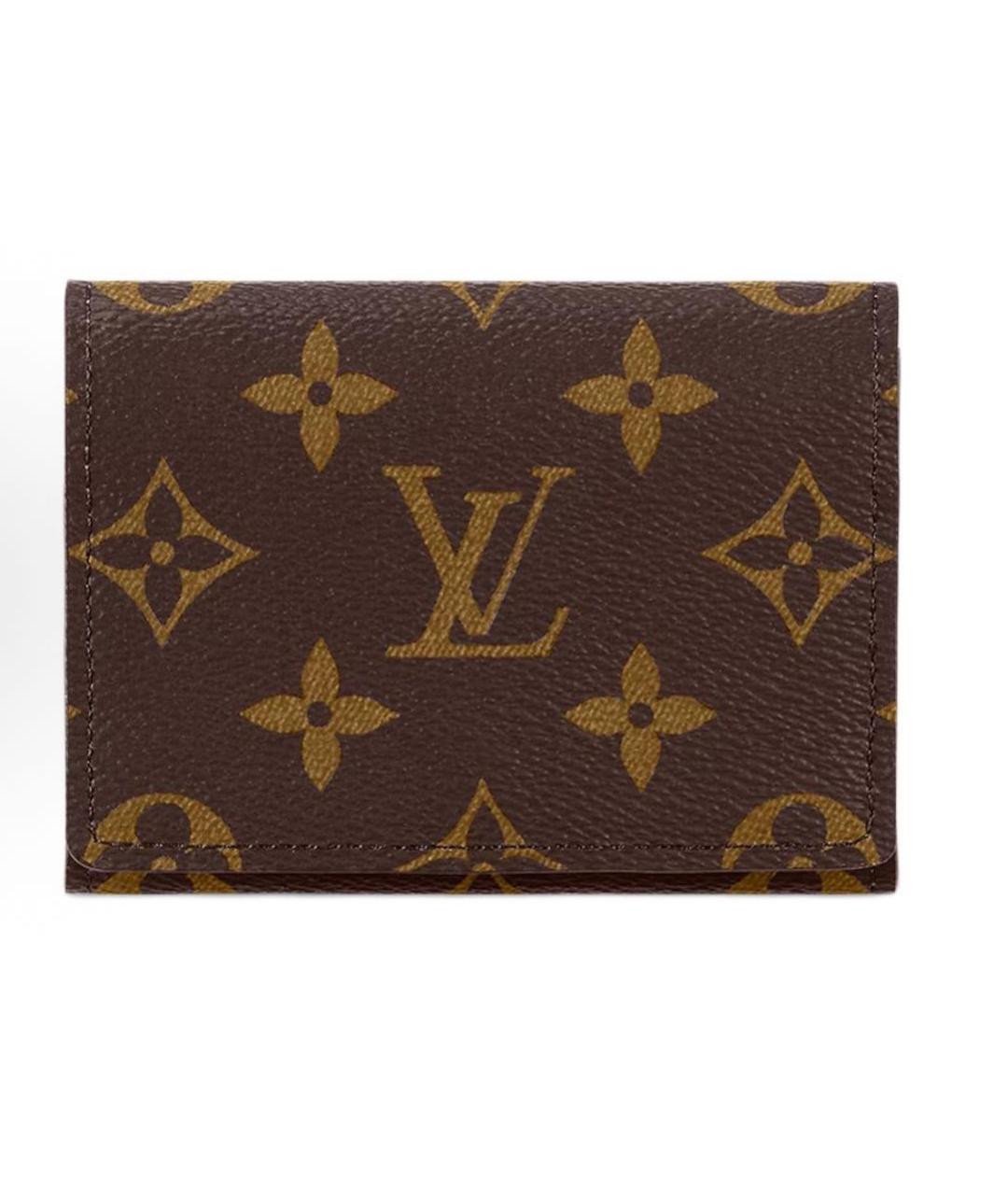 LOUIS VUITTON Коричневый кардхолдер, фото 2