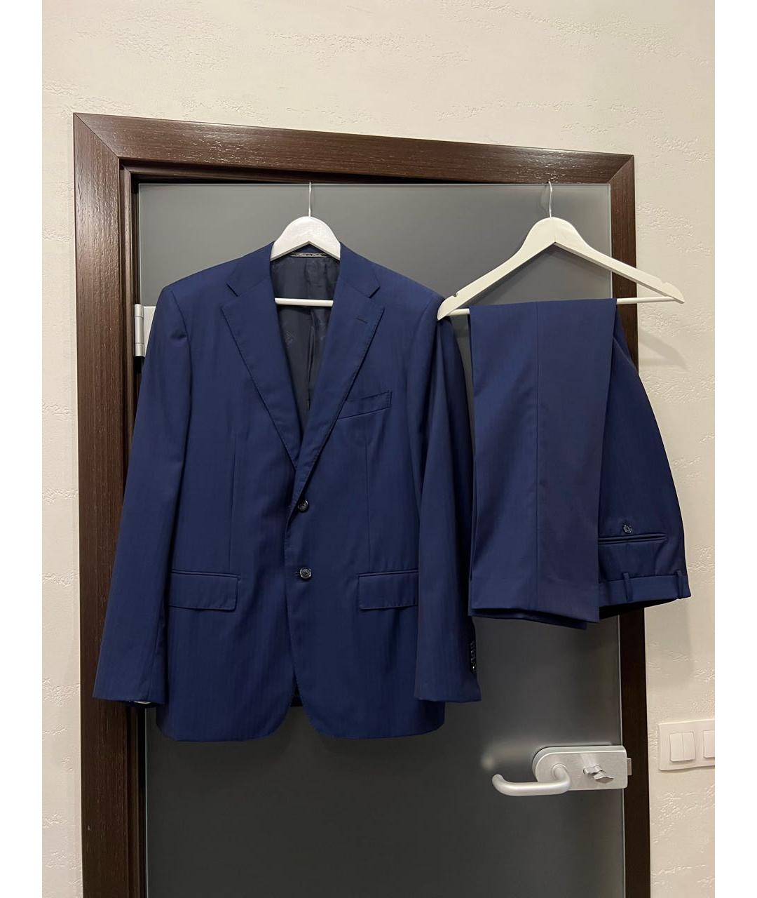 CORNELIANI Темно-синий классический костюм, фото 8